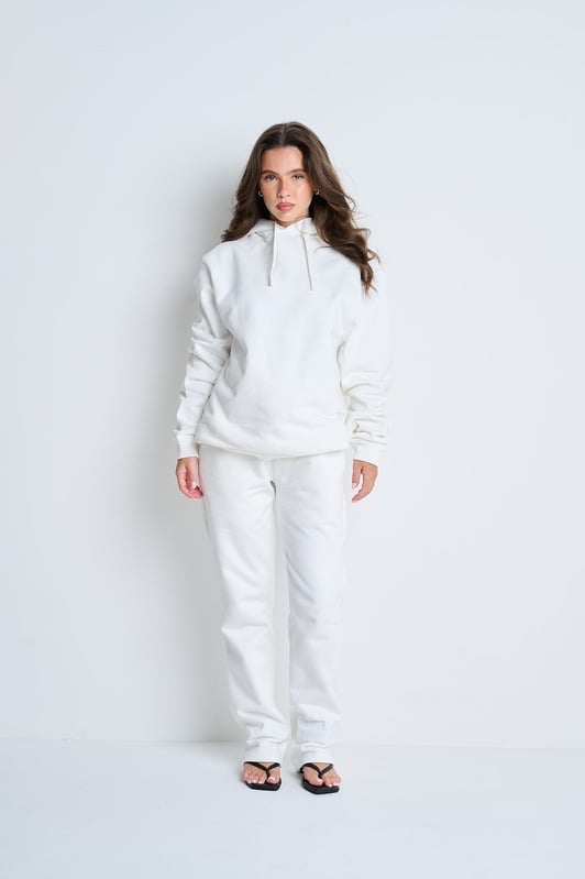 Off White Embroidered Tracksuits